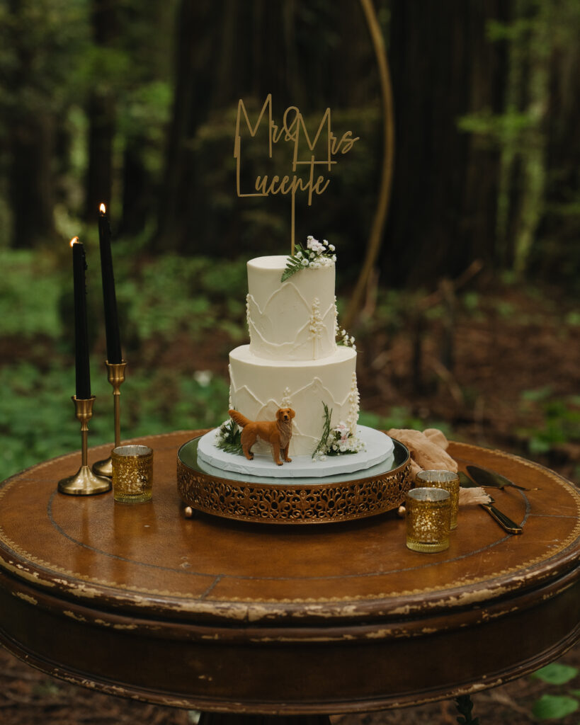 Redwoods Wedding Cake