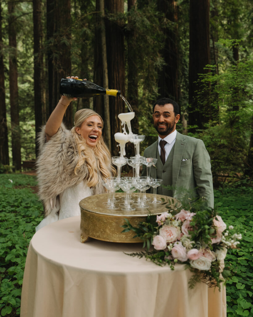 Redwoods Champagne Tower