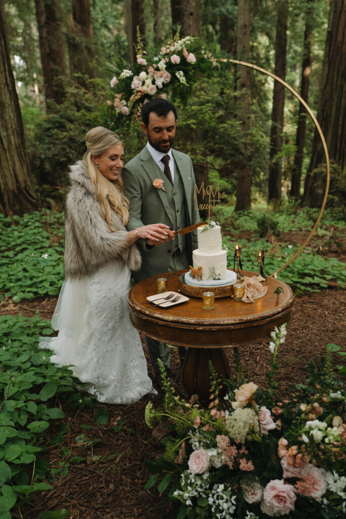 Redwoods Wedding Cake
