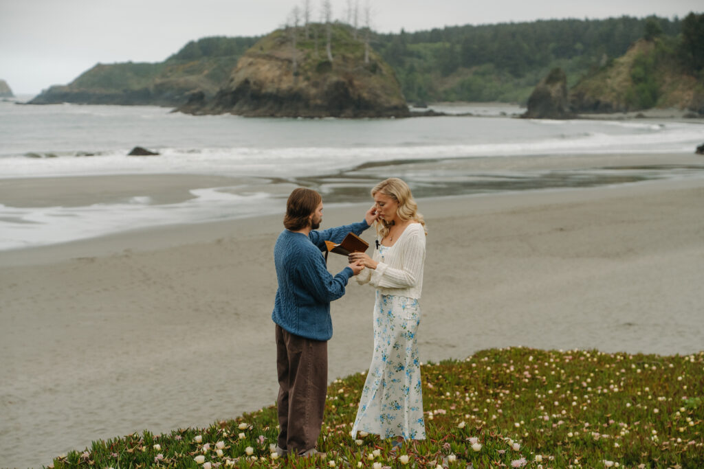 Private Vows at Trinidad State Beach