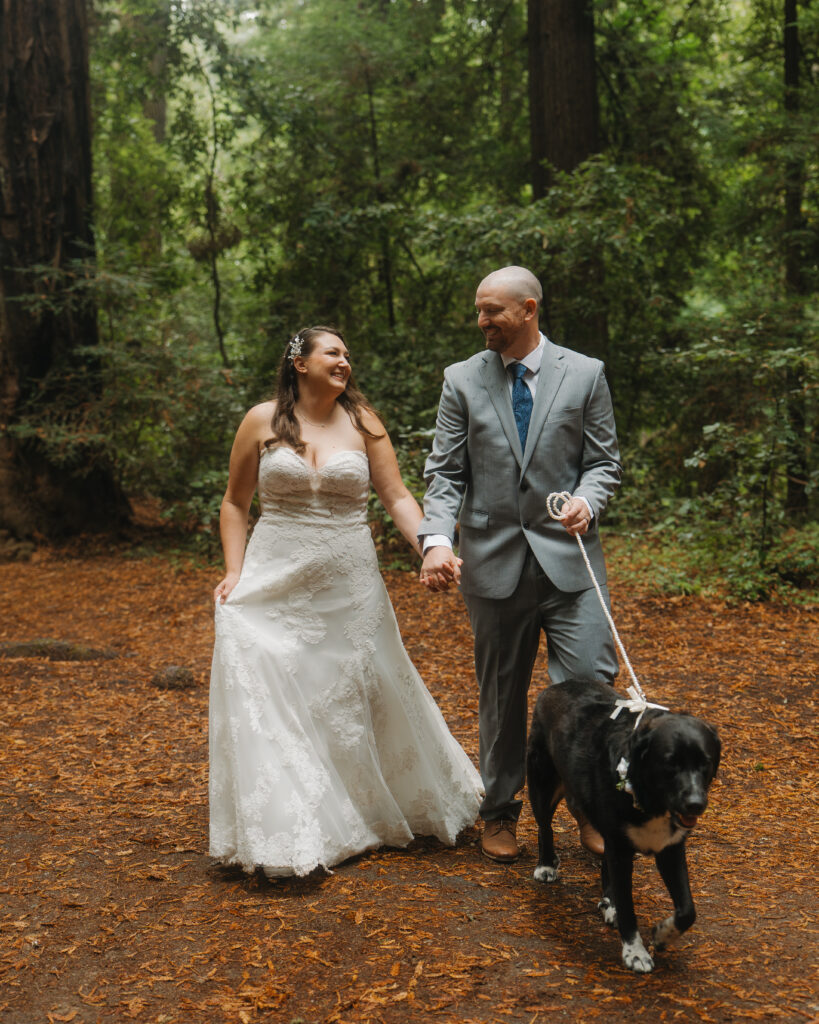 redwoods dog elopement