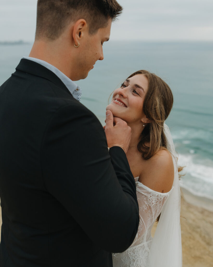 San Diego Elopement on a cliff