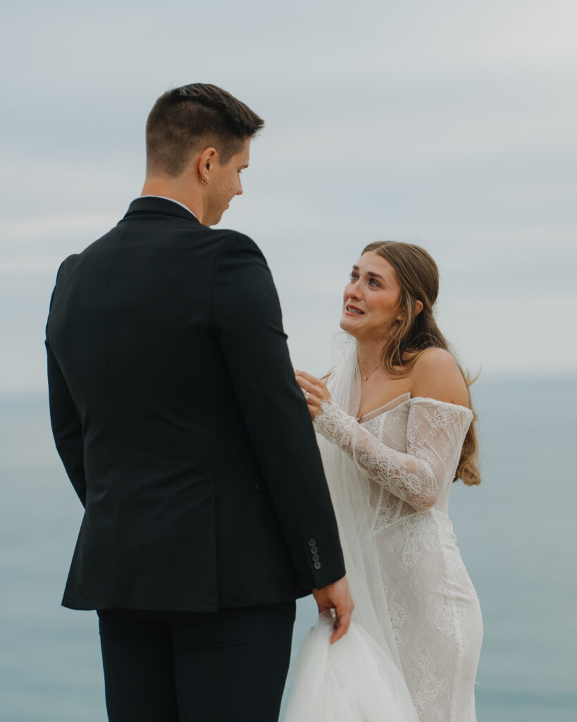 San Diego Elopement on a cliff