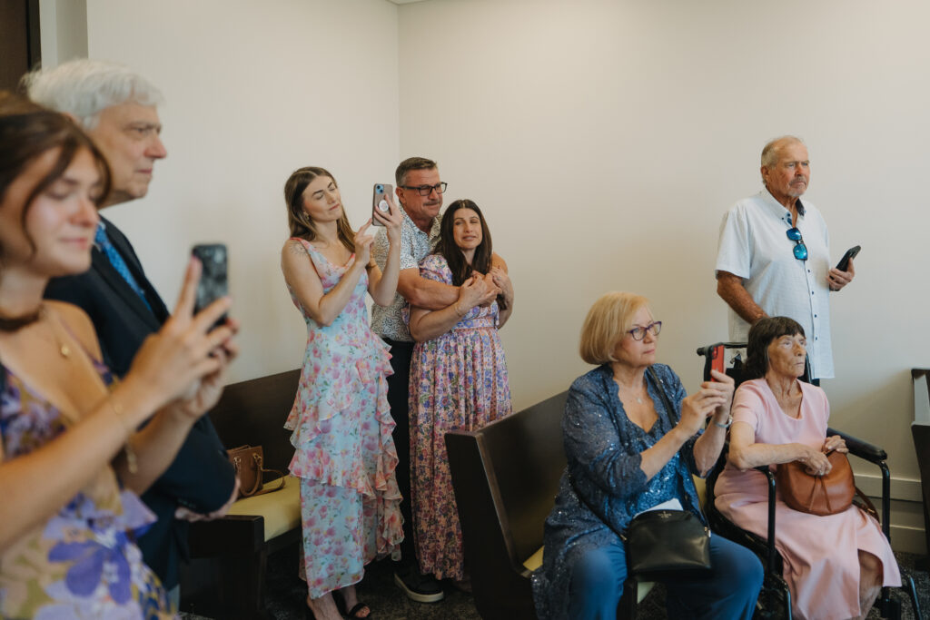 Family at San Diego Courthouse Elopement