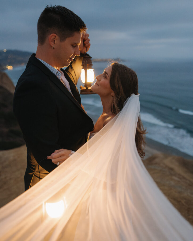 San Diego Elopement on a cliff