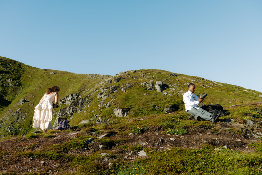 Lofoten Elopement Getting Ready